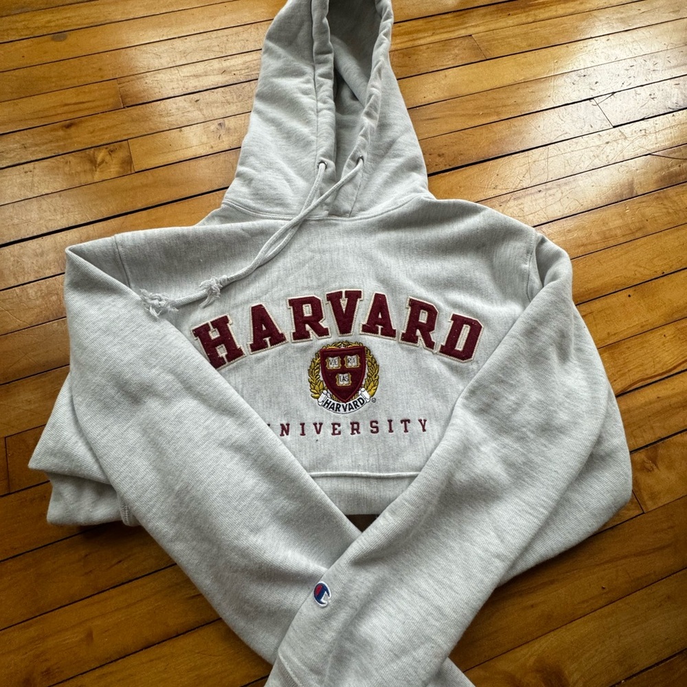 Harvard University Gray Hoodie